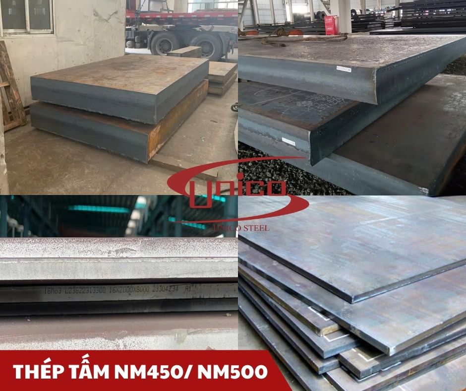 Thép tấm NM450/ NM500 - Unico Steel